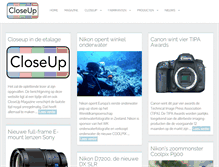 Tablet Screenshot of closeup.nl
