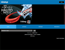 Tablet Screenshot of closeup.com.br